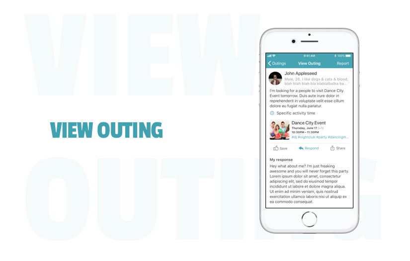 Outingz screenshot 1